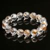 Pulsera de Diamante Natural Brillante, Anillo de Citrino Negro Brillante de la Suerte, Cristal Cotang del Mar de China Oriental al por Mayor