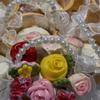 Cesta de Flores de Mano Cesta de Flores de Rosa Flor Flor Flor Cesta de Flores de Madera Cesta de Almacenamiento de Objetos Pequeños para el Hogar Cesta para Pan al Vapor