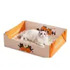 Caixa de Areia Descartável para Gatos Portátil Dobrável Banheiro para Gatos para Passeios Viagem Pessoa Preguiçosa Suprimentos para Animais de Estimação ao Ar Livre Montado no Carro Acampamento