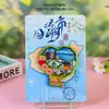 Ímã de Geladeira Metálico Fuzhou Três Camadas Magnético 3D Produto Cultural e Criativo Souvenir de Turismo da Cidade Presente Ímã de Geladeira