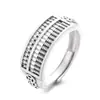 Anillo Ábaco para Hombres y Mujeres, Diseño Estilo Ins, Anillo para Dedo Índice Retro Étnico, Anillo Abierto de Moda con Moneda de Cobre, Anillo de Moneda de Cobre