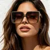 Gafas de Sol Cuadradas Grandes Estilo Europeo y Americano Nuevas de Raine para Mujer, Perfectas para un Look Natural y un Rostro Pequeño, Imprescindibles para Atuendos a la Moda