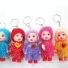Mini chapéu boneca chaveiro desenho animado presente chaveiro pingente atacado boneca Barbie chaveiro fábrica