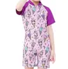 Novo maiô infantil de verão para meninos de meia-idade e grandes maiô infantil de peça única para meninas traje de desenho animado roupas de surf do Superman