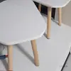 Suporte de Perna de Mesa de Pedra de Quartzo Perna de Mesa de Madeira Sólida Pé de Mesa Pé de Suporte de Perna de Mesa de Madeira de Faia Laje de Rocha Mármore Sem Furação