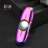 Spinner Inflable Creativo para la Punta del Dedo, Encendedor a Prueba de Viento con Llama Directa, Accesorio de Metal Personalizado para Fumar para Chicos Geniales