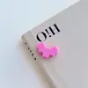 Contas de Coração Acrílicas Laqueadas Populares de Chen Ming Moldura Pixel Contas Soltas Materiais para Corrente de Celular DIY Acessórios