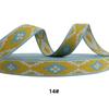 Suministro directo de fábrica cinta jacquard étnica de color de 25 mm de ancho de poliéster algodón para ropa zapatos y sombreros accesorios decorativos para equipaje