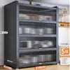 Cortina para Puerta de Gabinete para Ocultar Desorden, Cubierta para Gabinete de Cocina, Gabinete para Zapatero, Cortina a Prueba de Polvo para Armario, Gabinete sin Taladro