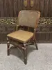 Silla de Ratán Natural, Silla Pequeña de Ratán para Adultos, Silla Infantil, Silla de Ocio para Personas Mayores, Silla con Respaldo Suave para el Hogar, Restaurante y Tienda de Música Folclórica