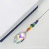 Colgante de cristal de color K9 transfronterizo DIY 45 63 50 Cadena de colgante de cristal pipa corazón de melocotón producto nuevo