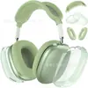 Adequado para Capa Protetora de Fone de Ouvido Apple AirPods Max Capa Protetora Transparente de TPU Silicone Conjunto de Três Peças