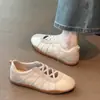 Zapatos de Entrenamiento Alemanes Planos Estilo Ballet para Mujer, Nuevos Zapatos Mary Jane Slip-On Versátiles y Elegantes de Verano, Zapatos Gump