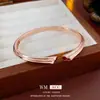 Nuevo Estilo Chino Calabaza con Goteo de Aceite Pulsera Abierta Lujo Ligero Retro Nicho Lujo Ligero Gama Alta Joyería de Mano para Viajar al Trabajo Suministro al por Mayor