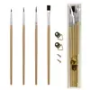 Pincel de Cerdas de Nylon Pincel para Pintar por Números Pincel para Colorear Graffiti Plaster Doll Bolígrafo para Dibujar Contornos Acuarela Gouache