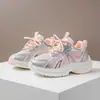 Zapatos Chunky de Malla Transpirable Estilo Coreano para Mujer 2026 Primavera Nuevos Ligeros de Suela Gruesa Casual Deportivos para Correr Tendencia