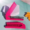 Peine Plegable de Plástico, Compacto y Portátil, Ideal para Viajes, Especialmente Diseñado para Niñas Jóvenes, Peine Masajeador de Doble Propósito, Suministro Directo de Fábrica, Cuidado del Cabello