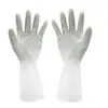 Guantes domésticos degradados, impermeables, antideslizantes, guantes de goma duraderos para lavar platos, limpieza de cocina, uso doméstico, en stock para venta al por mayor