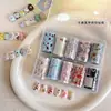 Adesivos de Transferência para Nail Art Estilo Quente de Celebridade da Internet Gatinhos e Filhotes Fofos Graffiti Pintado Papel de Transferência Ferramenta de Nail Art DIY Papel