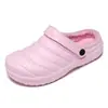 Chinelos de Algodão Estilo Casal Inverno 2020, Quentes e Impermeáveis, Chinelos Casuais de Pelúcia, Pantufas Confortáveis para Casa, Sapatos de Algodão Cor Sólida
