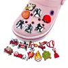 Conjunto de Acessórios para Crocs da Série de Baseball Flores para Sapato Acessórios para Sapato DIY Fivela de Sapato de Borracha Macia PVC Fivela Decorativa para Crocs