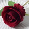 Rosa de franela de imitación, flor falsa, decoración para bodas, hogar, día de San Valentín, ramo artificial, pared de flores, fábrica al por mayor