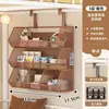 Estante de almacenamiento de cocina multicapa para dormitorios, gran capacidad, no requiere perforación, montado en la pared, para almacenar bocadillos y verduras
