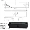 Acoplador de tira larga de aluminio M3 de 4 orificios Conector adaptador M4 Bloque de fijación Bloque cuadrado Barra de aluminio Disponible en fábrica de Dongguan