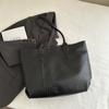 Padrão de tecido vintage grande capacidade casual 2024 novo estilo coreano simples elegante cor sólida bolsa de ombro axila para mulheres