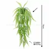 Planta Artificial em Vaso Mandala Folha Persa Pendurada na Parede Videira Artificial Planta de Eucalipto Videira de Planta Verde Falsa para Decoração de Paisagismo