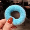 Cuerda de Lana para el Cabello de Mujer Estilo Coreano Color Dulce Accesorios para el Cabello Sencilla Diadema Anillo para el Cabello Adorno para la Cabeza de Niña Estilo Coreano