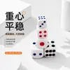 Dados 1-1,6cm Pontos Brancos Vermelhos Pontos Azuis Pontos Pretos Plástico Acessórios de Mahjong Jogo de Tabuleiro Adereços de Jogo Atacado