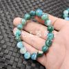 Pulsera de ágata de Xizang con cuentas una, dos, tres, cuatro, cinco, seis, nueve ojos colmillo de tigre Ruyi joyería pulsera de jade luantong