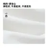 Camiseta base feminina de gola alta média para primavera e outono, novo modelo 2026, algodão puro, branca, gola média, gola alta, blusa de manga longa