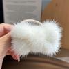 Lindo Lazo para el Cabello de Visón Anillo para el Cabello para Mujer Otoño e Invierno Correa para el Cabello Diadema para Cola de Caballo Alta Cuerda para el Cabello de Alta Elasticidad Tocado
