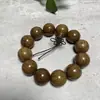 Pulseira de Contas de Sândalo Natural Buda para Homens, Madeira de Jacarandá, Huanghuali, Contas de Madeira de Oud, Pulseira de Contas de Oração