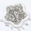 8*8 Cuentas de Colores Doradas Plateadas Cambiantes con Luz UV Color Azúcar Cubo Cambiantes Cuentas de Resina Cuentas con Forma Especial Pulsera DIY Accesorios de Joyería