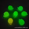 Ornatos fofos luminosos 3D de ouriço animal para paisagem em miniatura DIY, pingentes, acessórios infantis, itens decorativos, atacado
