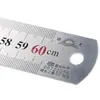 Regla de Acero 1m Acero Inoxidable Regla Recta Regla Dura Engrosada 15Cm/30Cm/50Cm Regla de Acero de Alta Precisión