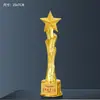 Resina Criativa Novo Troféu Feito Sob Medida para Competições de Dança Infantil, Basquete, Futebol, Medalhas Feitas Sob Medida para Reunião Anual de Funcionários Destaques