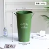 Cubo de Flores de Lata Estilo Americano, Cubo para Arreglos Florales de Floristería, Cubo Decorativo para Flores Secas y Artificiales de Sala de Estar, Fabricante de Cubos para Arreglos Florales del Hogar