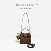 2025 Bolso Cubo Clásico Vintage Estampado Versátil de Invierno para Mujer Gutiko Nuevo Transfronterizo Bolso de Hombro Cruzado