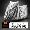 Funda Extra Grande para Moto con Protección Solar y Lluvia, Funda para Moto a Prueba de Polvo para Vehículos Eléctricos y Bicicletas, Funda para Lluvia, Impermeable