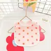 Novedad Otoño e Invierno Estilo Coreano Baberos Estampados para Bebé Algodón para Recién Nacido Absorbente Toalla para Saliva Babero en Forma de U