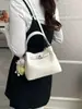 Nova Bolsa Fashionável Primavera/Verão 2026 Cor Sólida Simples Bolsa Personalizada Mãe-Filha Estilo Retrô Bolsa Transversal