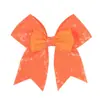 Comercio exterior nuevo pasador de cola de golondrina con lazo de lentejuelas para niños niñas Halloween clip de pico de pato de doble color sólido tridimensional