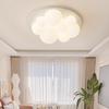 Creme estilo sala de estar lâmpada LED teto lâmpada super brilhante rotacional plástico moderno minimalista quarto estudo combinação