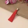 Tamaño pequeño borla de metal imitación borla de seda de hielo borla marcapáginas borla exquisita accesorios borla marcapáginas colgante marcapáginas al por mayor