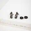 Yiwu Joias Aço Inoxidável Vazado Personalizado Fofo Animal de Estimação Cachorro Gato Dinossauro Brincos Femininos Acessórios Versáteis em Estoque