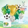 Mecrla Comercio Exterior Exportación Copa del Mundo Temática Globo de Papel de Aluminio Trofeo Fútbol Real Madrid Argentina Camiseta Fiesta